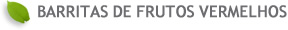 barritas de frutos vermelhos