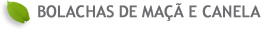bolachas de maçã e canela
