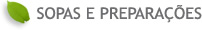 sopas e preparações